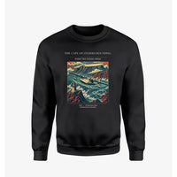 Thumbnail for VINTAGE G4494 - The Cape Of Storms Rounding - Designed Sweatshirts design on black