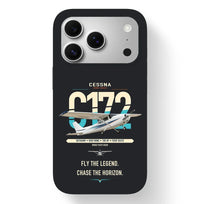 Thumbnail for Cessna 172 Skyhawk design on black magsafe iphone case, for iPhone 17 Pro
