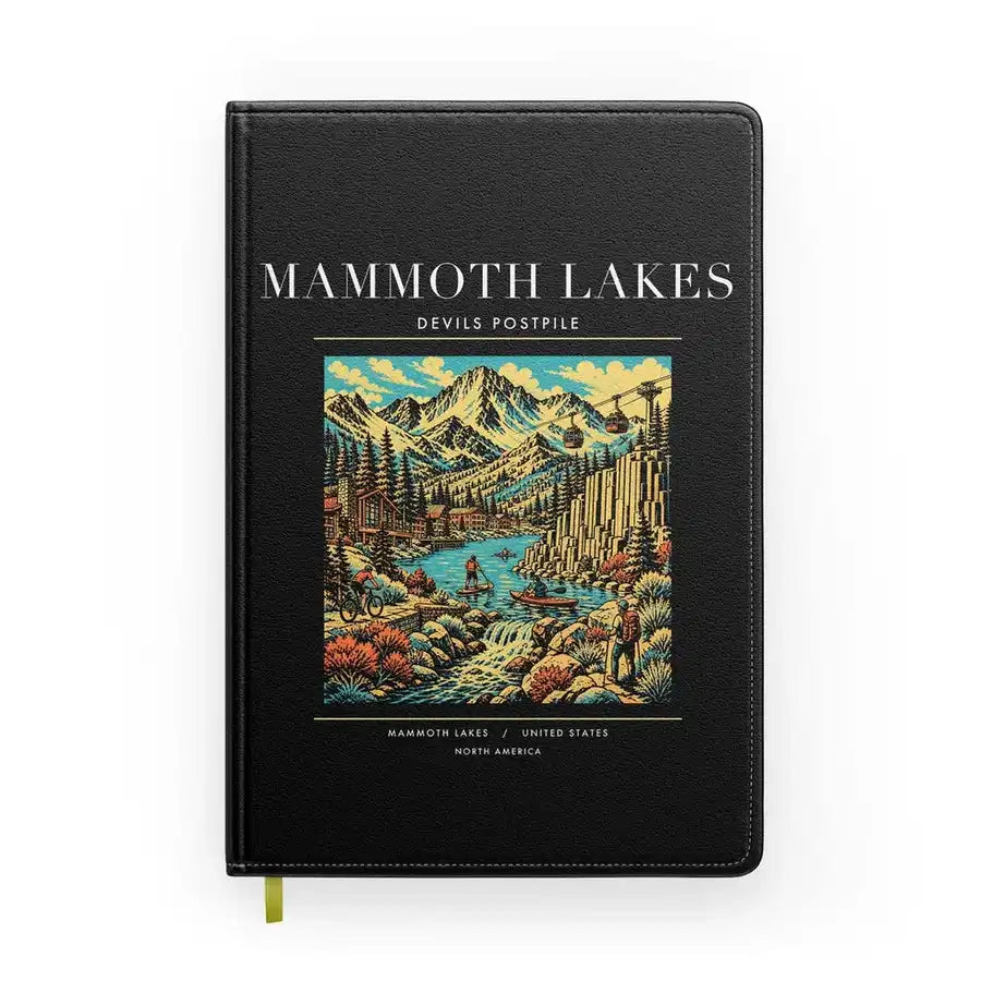 MAMMOTH LAKES - Poster - Notebook - Black