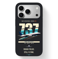 Thumbnail for Boeing 737-200 design on black magsafe iphone case