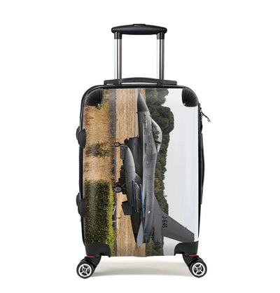 Fighter Jet 16 From Side Cabin Size aviation design luggage, durable shell construction.