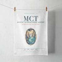 Thumbnail for Muscat International Airport (MCT) design on white towel