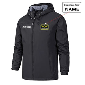 Airbus & Text Rain Jackets & Windbreakers