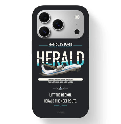 Handley Page HPR.7 Dart Herald Case design on black iphone case