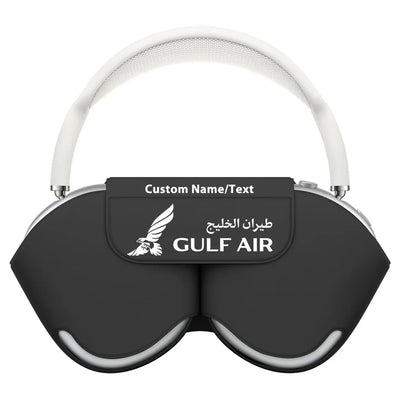 Gulf Air aviation themed AirPods Max case for AirPods Max.