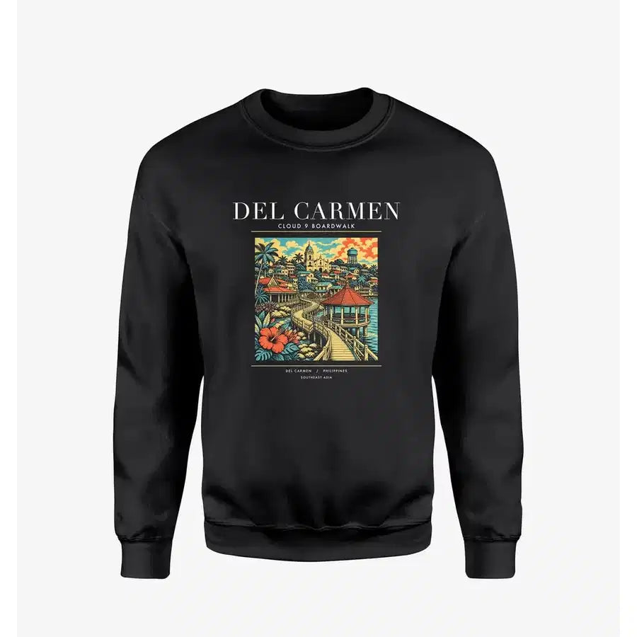 DEL CARMEN - Poster - Sweatshirt - Black