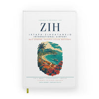 Thumbnail for Ixtapa-Zihuatanejo International Airport (ZIH) design on white notebook
