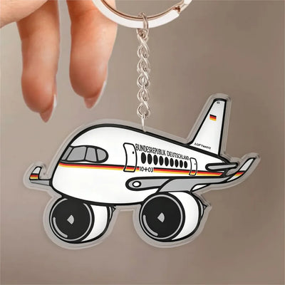 German Special Air Wing Airbus A350 Design Acrylic Keychain