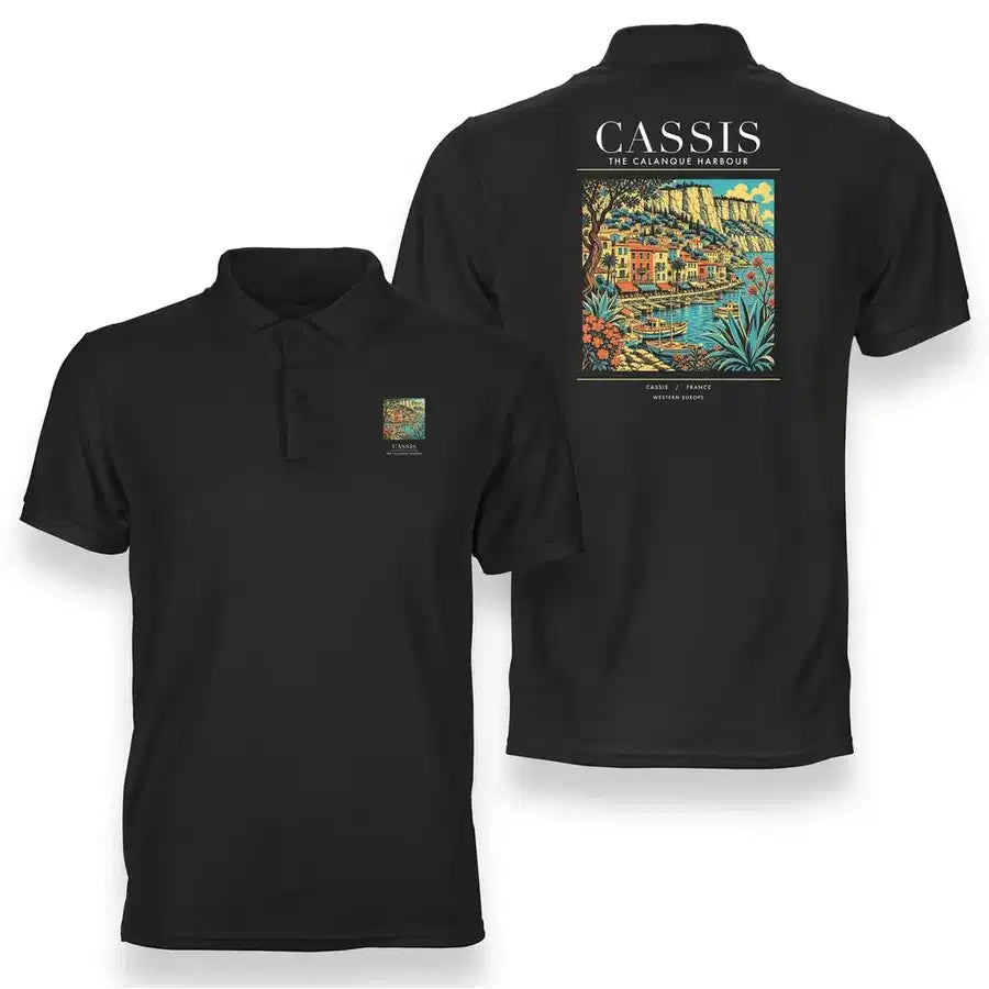 CASSIS - Poster - Double-Side Polo - Black