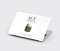 Thumbnail for Atlantic City International Airport (ACY) design on white MacBook case