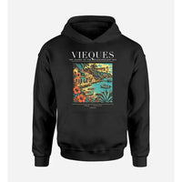 Thumbnail for VIEQUES - Poster - Premium Hoodie - Black