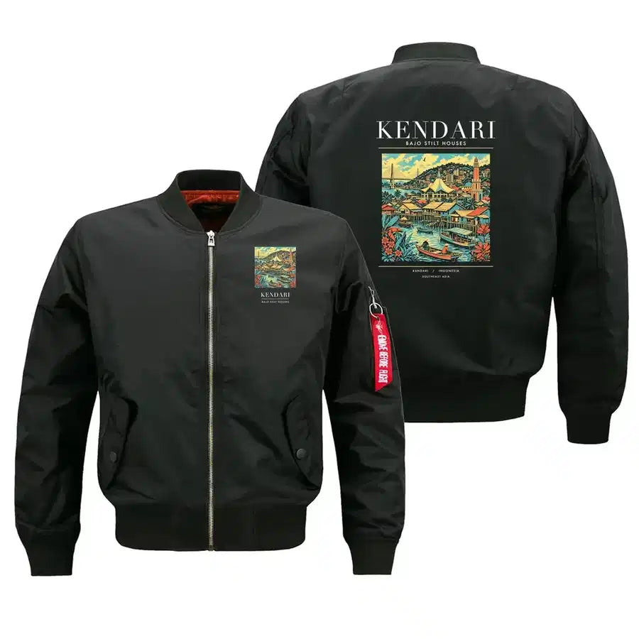 KENDARI - Poster - Bomber Jacket - Black