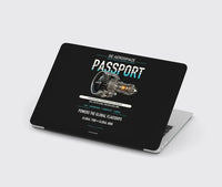 Thumbnail for PASSPORT design on black MacBook case