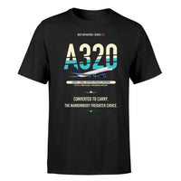 Thumbnail for Airbus A320P2F design on black single side