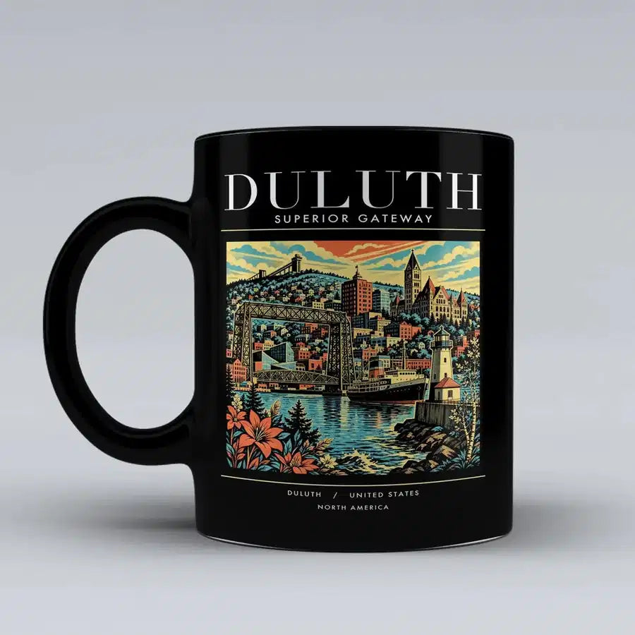 DULUTH - Poster - Mug - Black