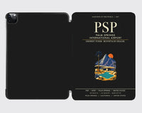 Thumbnail for Palm Springs International Airport (PSP) design on black ipad tablet case
