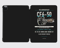 Thumbnail for CF6-50 design on black ipad tablet case