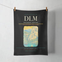 Thumbnail for Dalaman Airport (DLM) design on black towel