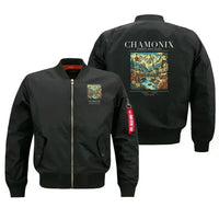 Thumbnail for CHAMONIX - Poster - Bomber Jacket - Black