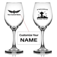 Thumbnail for Customisable Air Traffic Controllers - We Wine Glass