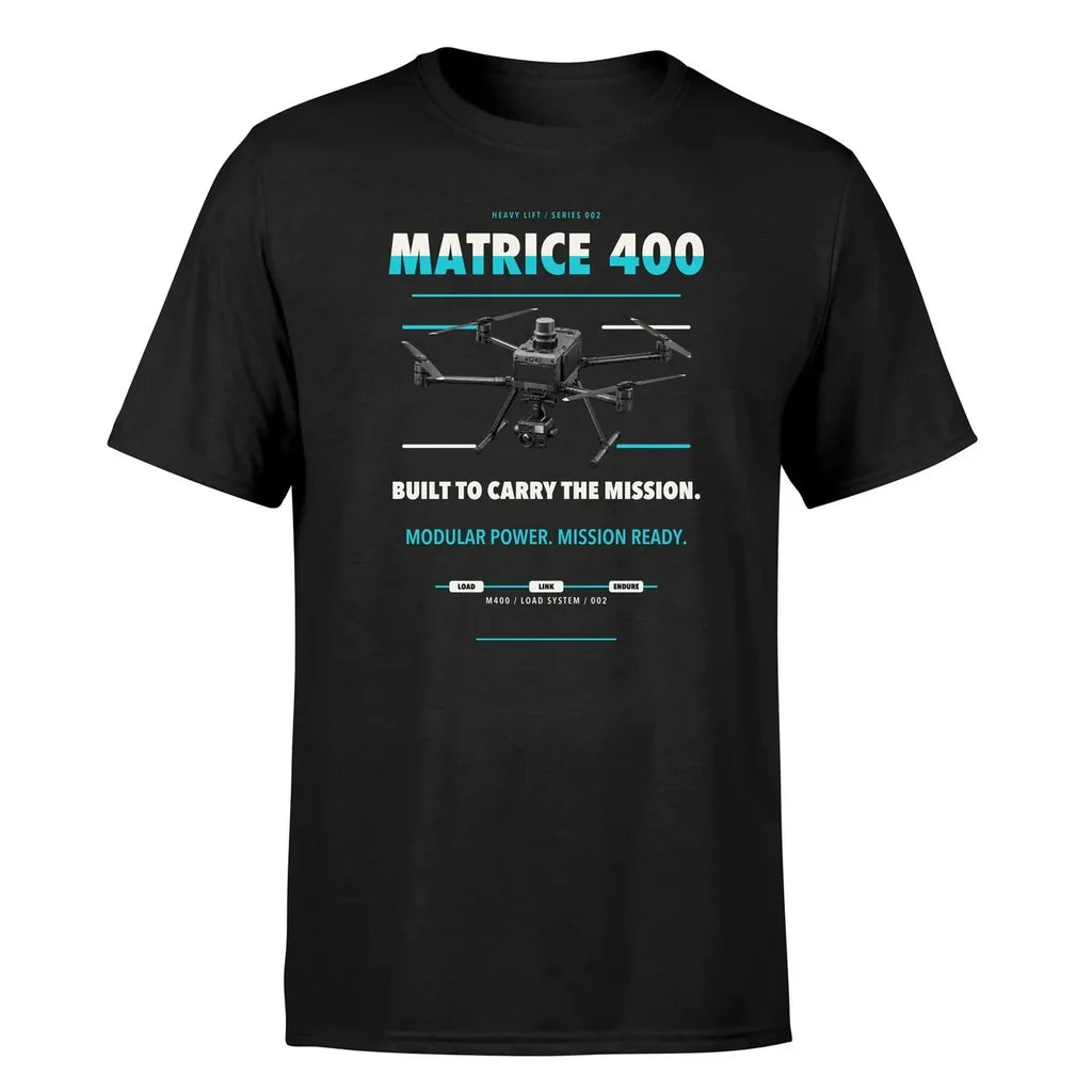 DJI Matrice 400 design on black single side
