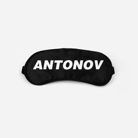 Thumbnail for Antonov & Text aviation sleep mask in soft padded fabric.