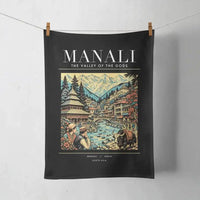 Thumbnail for MANALI - Poster - Towel - Black