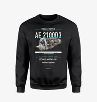 Thumbnail for AE 2100D3 design on black sweatshirt