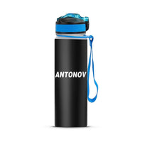 Thumbnail for Antonov & Text Sports aviation design on sport kettle, insulated bottle with sport spout.