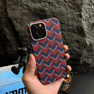 Floating Luminous (2) MagSafe Alloy Carbon Fibre Magnetic iPhone Case Wireless Charging aviation themed fashion iPhone case f.