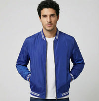 Thumbnail for Super Quality aviation design printed on padded shell with classic pilot styling pilot jacket.