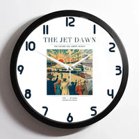 Thumbnail for VINTAGE G4113 - The Jet Dawn - Designed Wall Clocks design on white framed