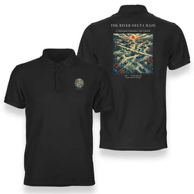 The River Delta Maze Premium Polo T-Shirts