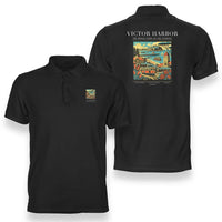 Thumbnail for VICTOR HARBOR - Poster - Double-Side Polo - Black