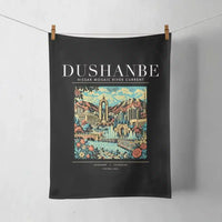Thumbnail for DUSHANBE - Poster - Towel - Black
