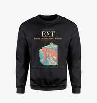 Thumbnail for Exeter International Airport (EXT) design on black sweatshirt