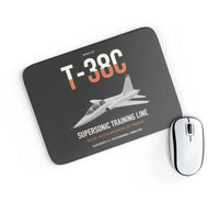 Thumbnail for T-38C Talon design on black rectangle mouse pad