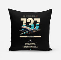 Thumbnail for Boeing 737-500 Classic design on black pillow
