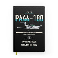 Thumbnail for Piper PA-44-180 Seminole design on black notebook