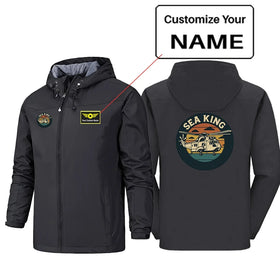 Sea King Helicopter Rain Jackets & Windbreakers