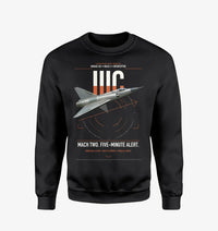 Thumbnail for Dassault Mirage IIIC design on black sweatshirt