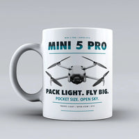 Thumbnail for Mini 5 Pro Mug design on white dji