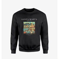 Thumbnail for SANTA MARTA - Poster - Sweatshirt - Black
