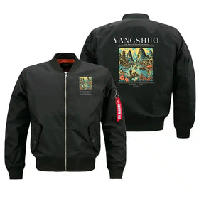Yangshuo City Series Bomber Jacket