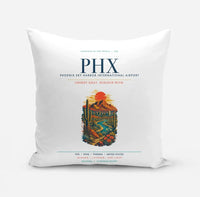 Thumbnail for Phoenix Sky Harbor International Airport (PHX) design on white pillow