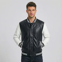 Thumbnail for Super Quality aviation design printed on padded shell with classic pilot styling pilot jacket.