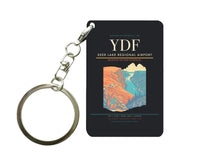 Thumbnail for Deer Lake Regional Airport (YDF) design on black key chain