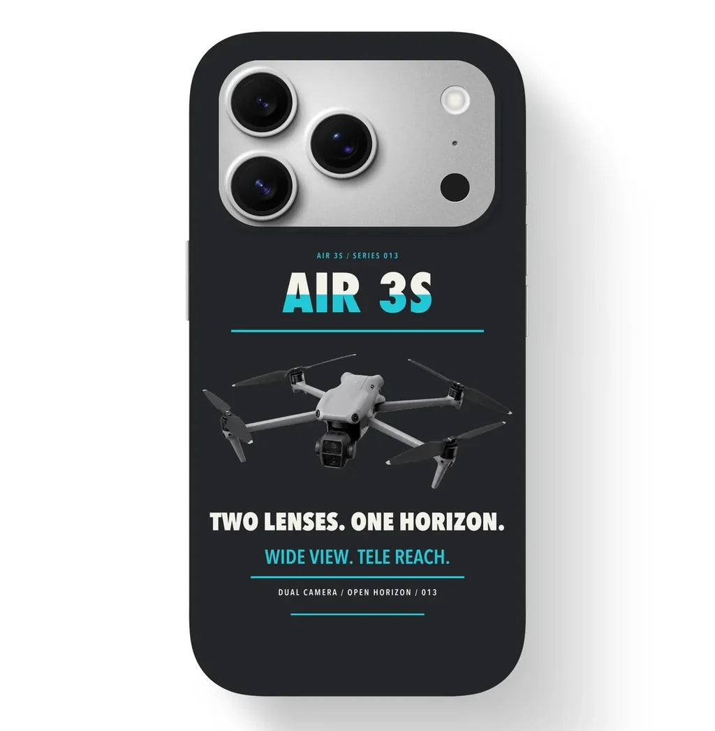 DJI Air 3S Case design on black iphone case