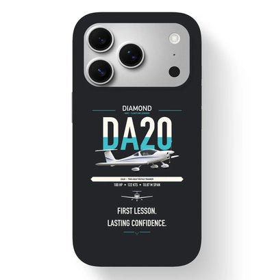 Diamond DA20 design on black magsafe iphone case, for iPhone 17 Pro