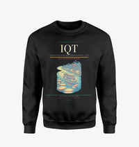 Thumbnail for Coronel FAP Francisco Secada Vignetta International Airport (IQT) design on black sweatshirt